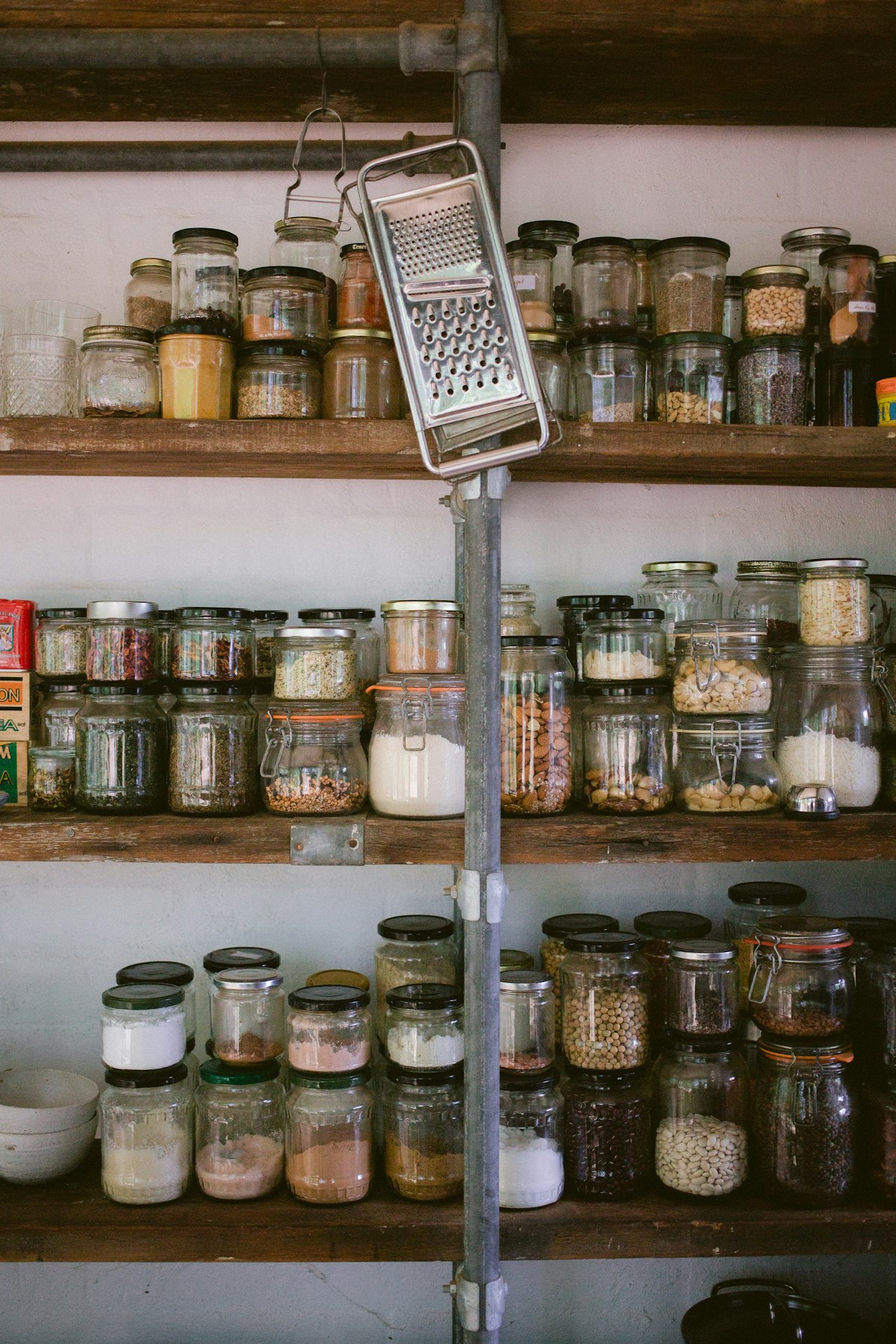 Food storage pantry jars